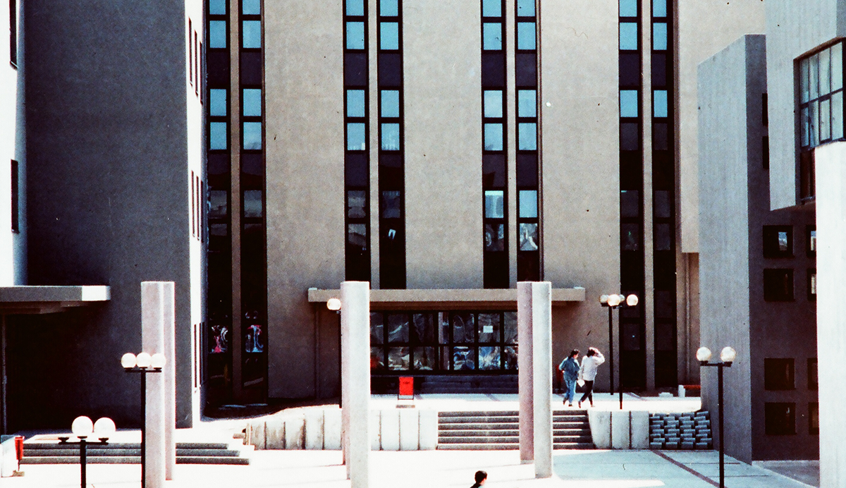 FA building on the Bilkent University campus